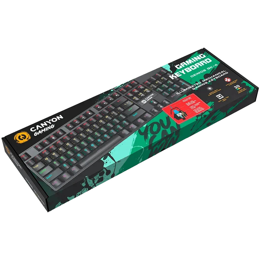 CLAVIER MECANIQUE GAMING CANYON DEIMOS GK-4